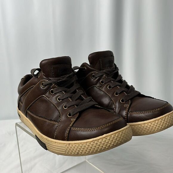 MADDEN MENS CASUAL BROWN AND TAN SNEAKERS FTL-03-401 - Picture 1 of 8
